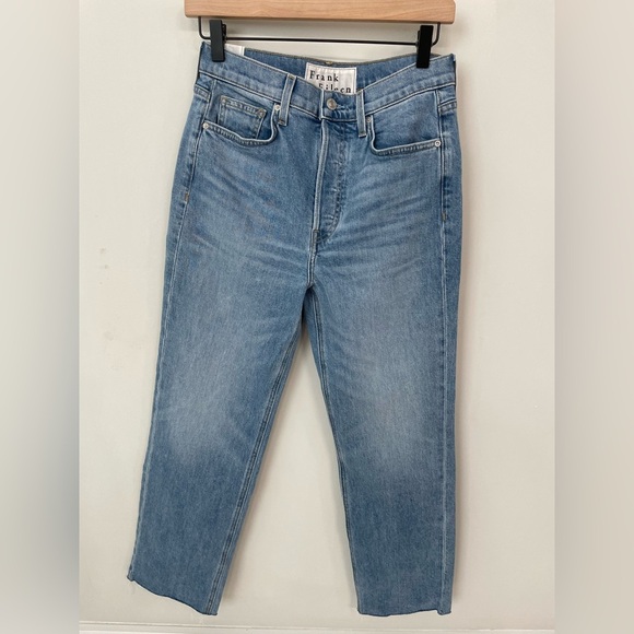 NEW Frank & Eileen MONAGHAN Straight Leg Jeans 1990 Wash 28 Italian Denim G12 - Picture 2 of 11